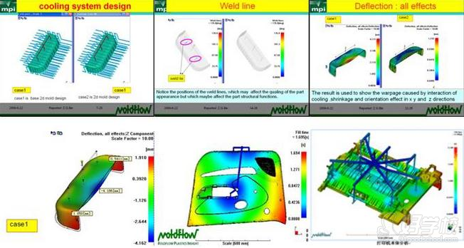 MoldFlow模流分析教學截圖