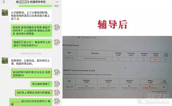 青島英語e站 出分案例16