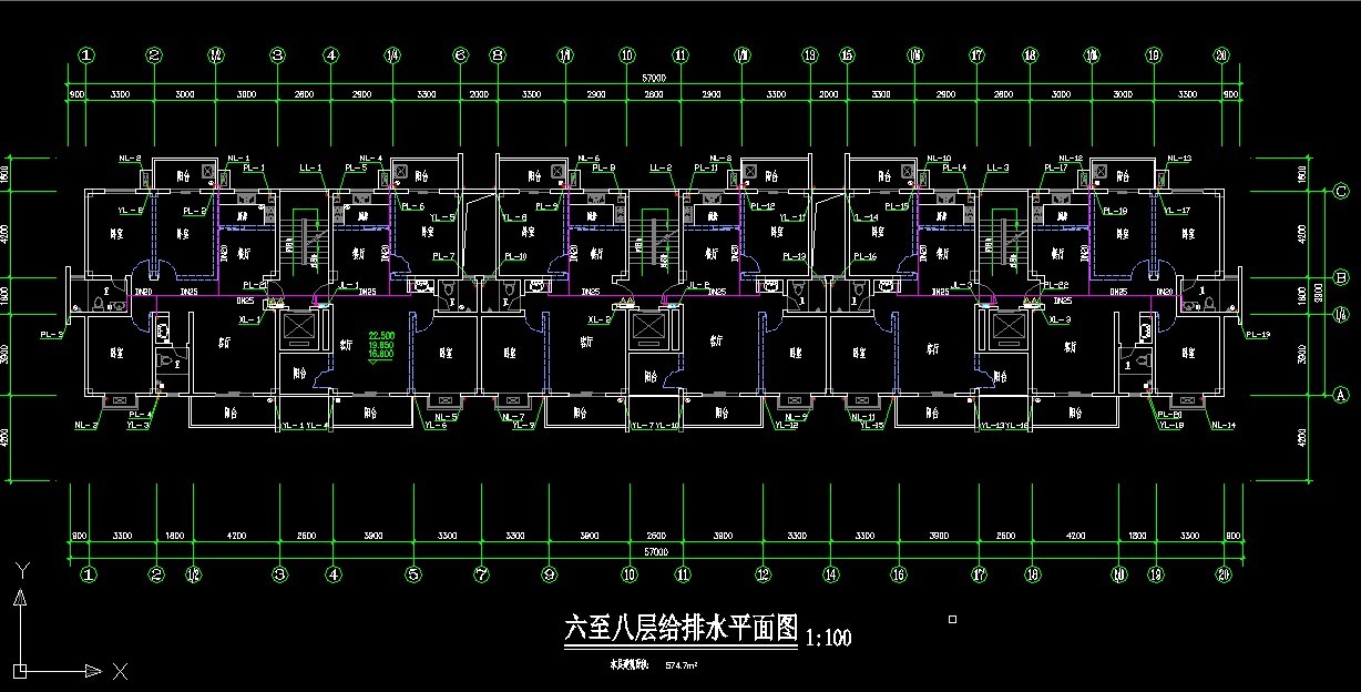 同建教育排水設(shè)計(jì)平面圖