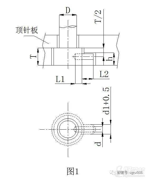 頂桿及鑲芯頭部止轉(zhuǎn)的設(shè)計