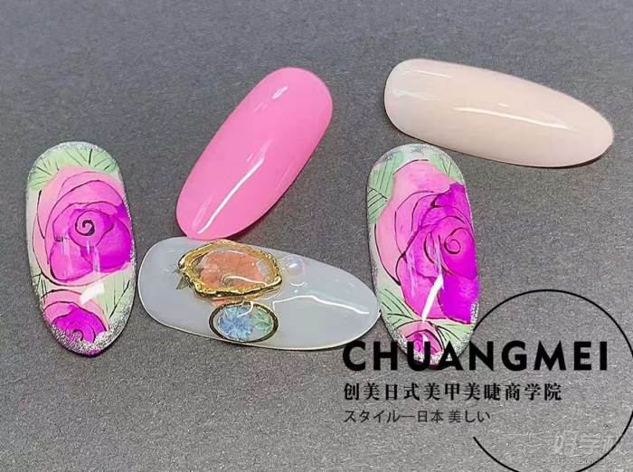 廣州創(chuàng)美日式美甲美睫商學(xué)院 作品展示