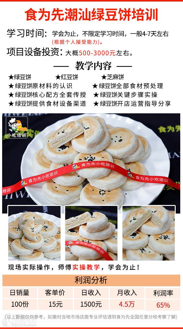 潮汕绿豆饼