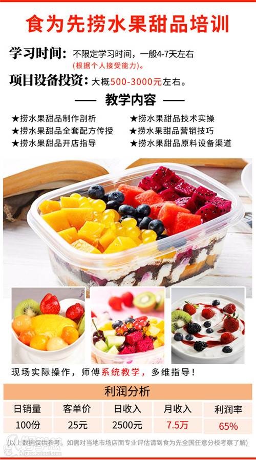 捞水果课程内容