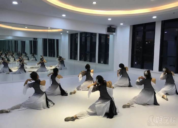 戴斯尔舞蹈国际艺术学校 训练现场