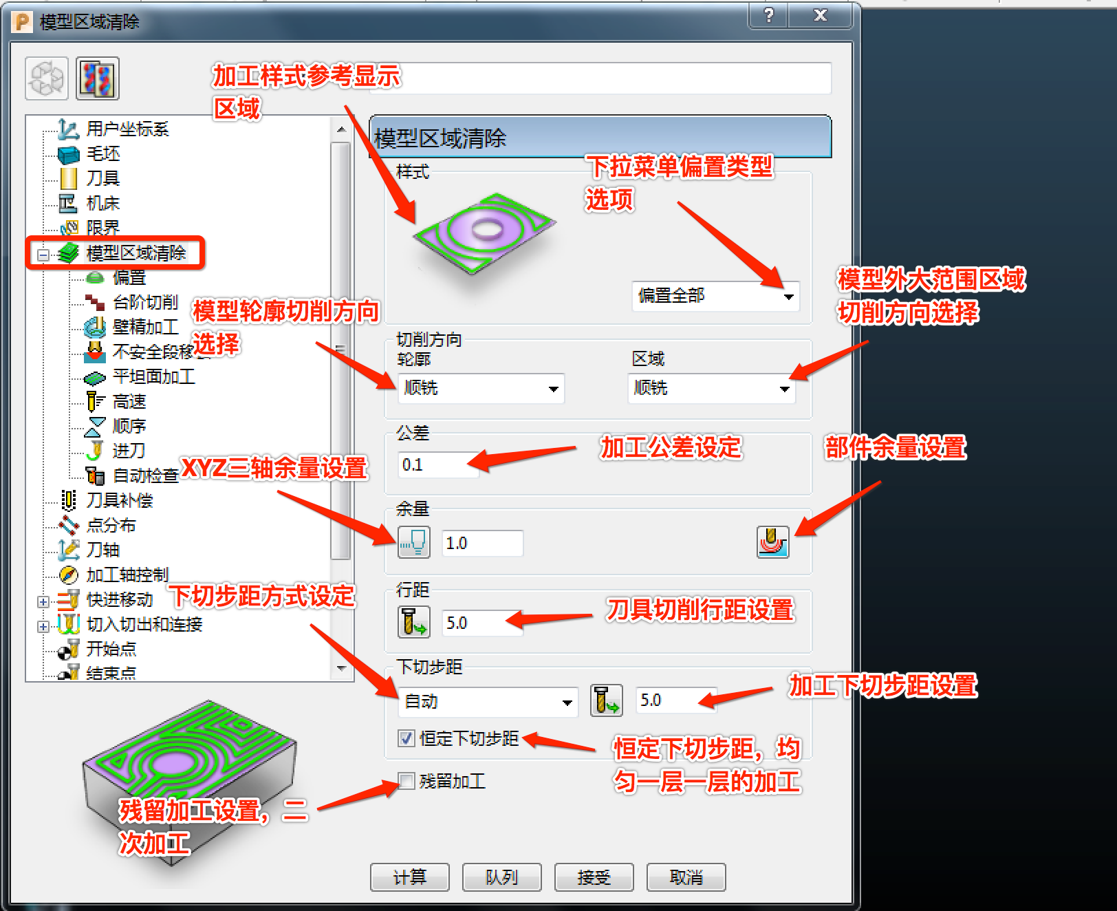 模型區(qū)域清除應(yīng)用詳解