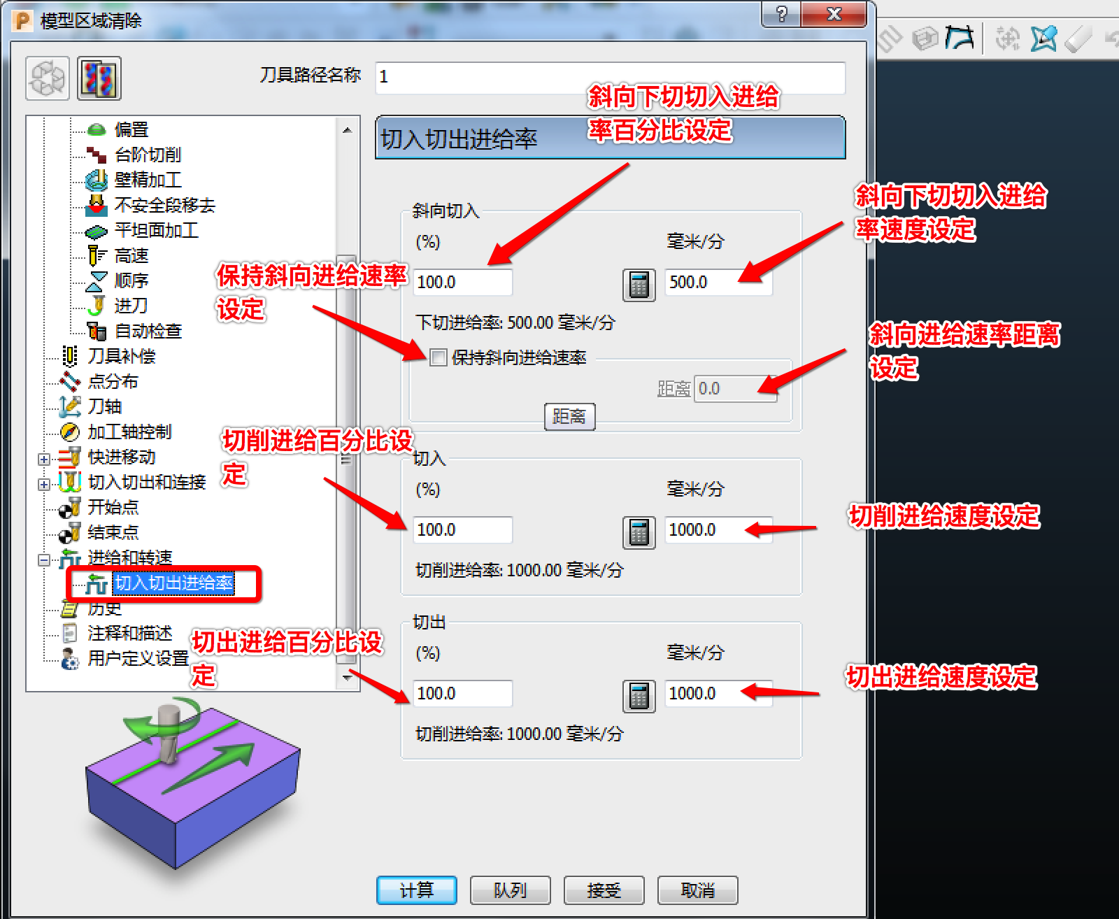 切入切出進(jìn)給率應(yīng)用詳解