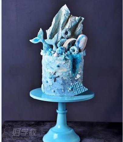 “海洋风格”蛋糕作品