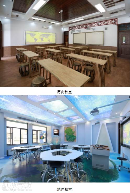 合肥新华公学  地理教室