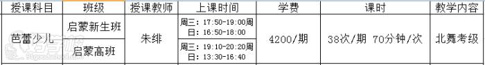 吉大校区课程明细