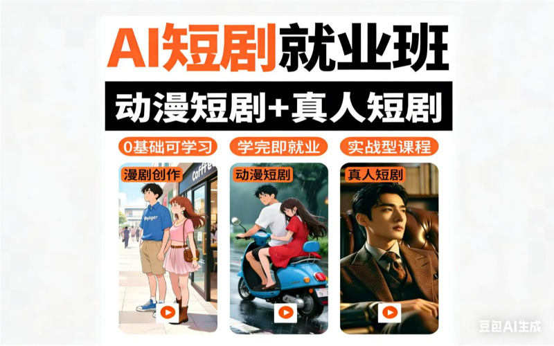 AIGC漫剧/短剧就业培训班