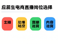 應(yīng)屆生入行直播電商行業(yè)怎么走？
