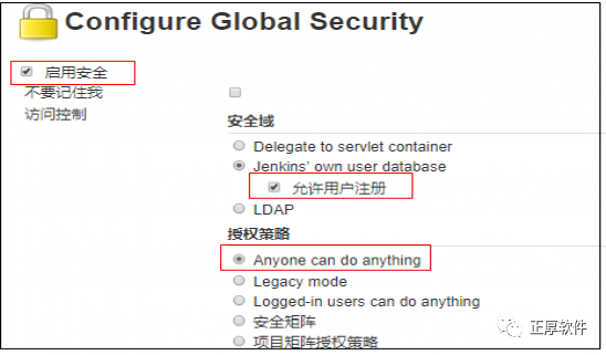 2、Configure  Global Security (全局安全配置)