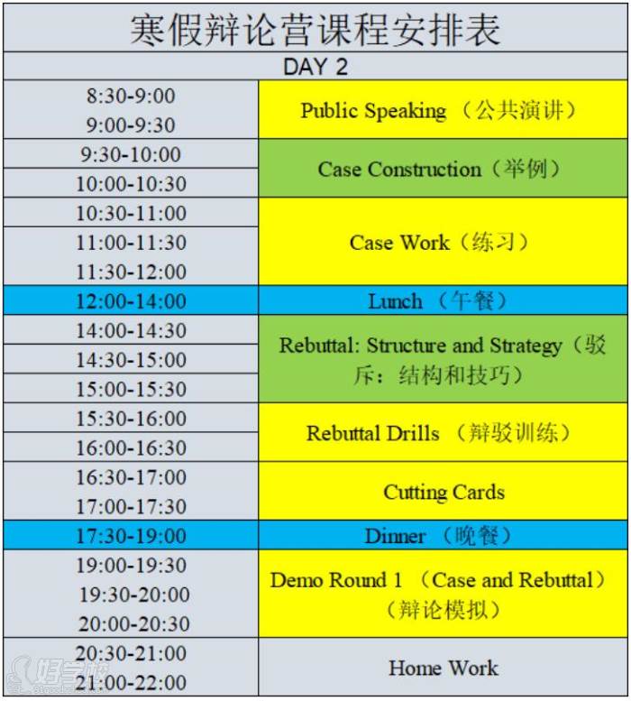 DAY2課程表