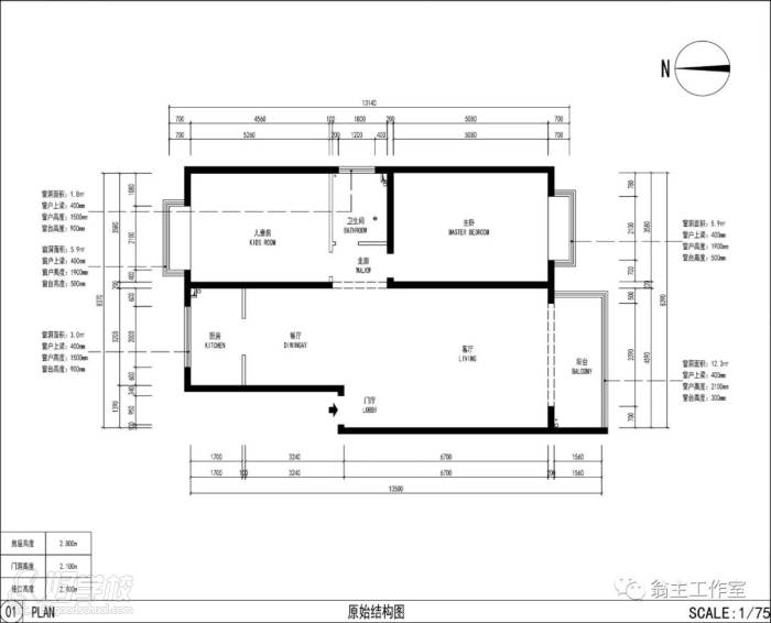 CAD學(xué)員作品之原始結(jié)構(gòu)圖