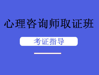 徐州心理咨詢師通關(guān)取證班