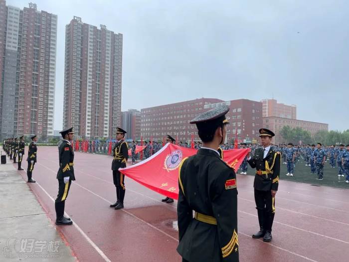 中职学子月度目标誓师大会一