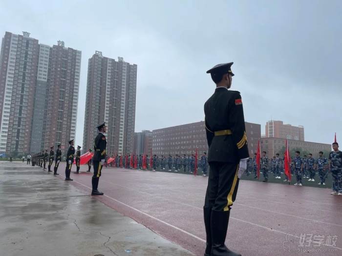中职学子月度目标誓师大会三
