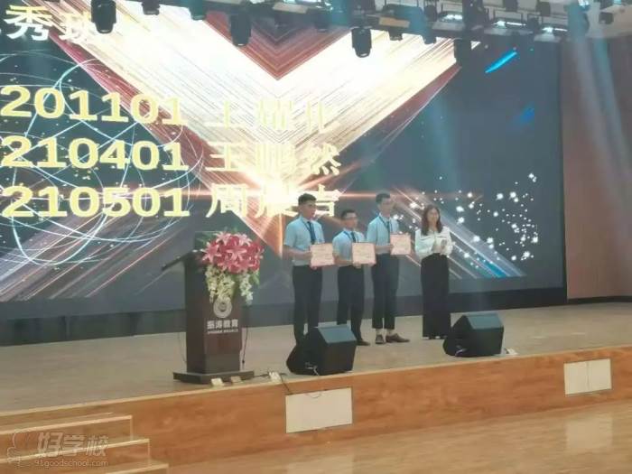 高职学子月度目标誓师大会二