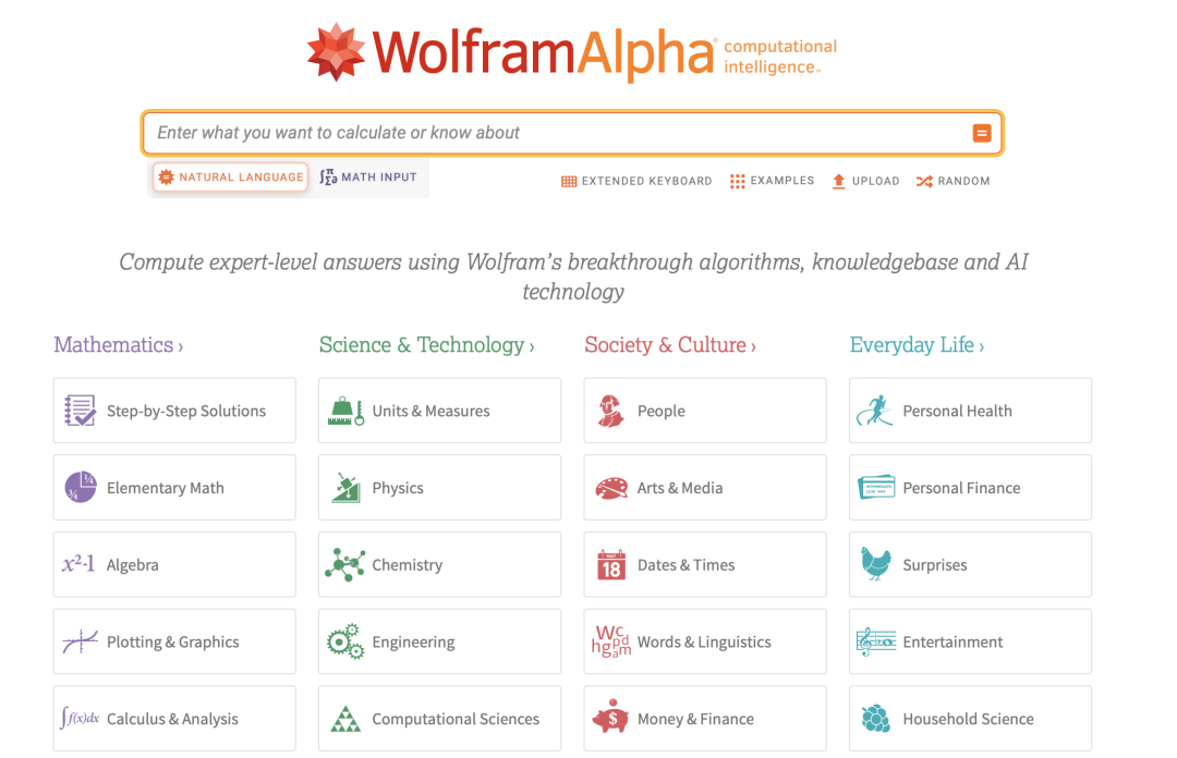 Wolfram Alpha