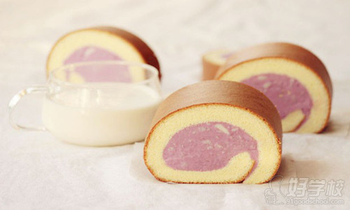 紫薯蛋糕卷的制作方法