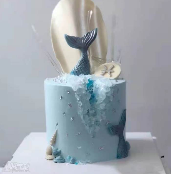 “海洋人鱼”蛋糕作品