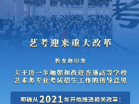 藝考將大改革：省統(tǒng)考專業(yè)文化分至少占50%，高水平藝術團退出高考錄??！