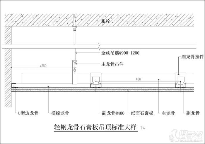 輕鋼龍骨石膏板吊頂標準樣本