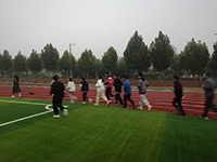 河南省工商行政管理学校之学员跑步锻炼现场