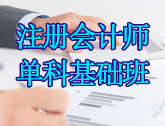 广州注册会计师单科基础培训课程