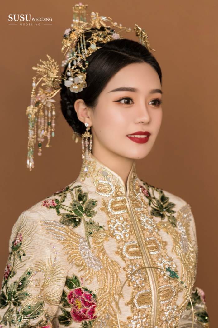 中式新娘妆作品