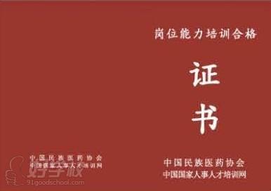 岗位能力培训合格证书