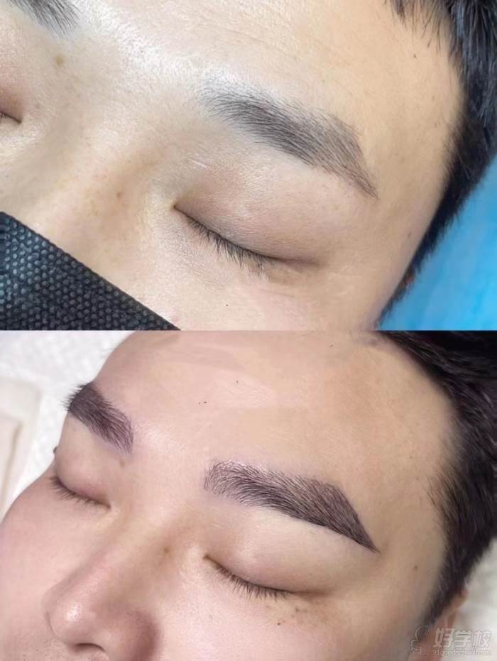 前后对比效果