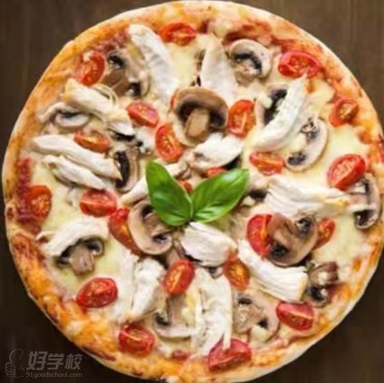 口蘑披萨