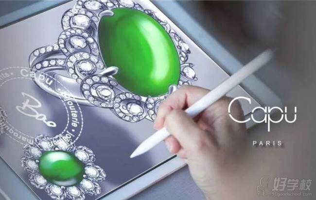 上海正复教育IPad珠宝设计数字绘画培训学习现场