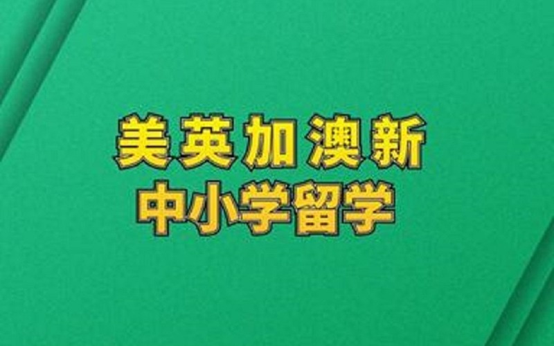 美國英國加拿大澳洲新加坡中小學留學中介服務