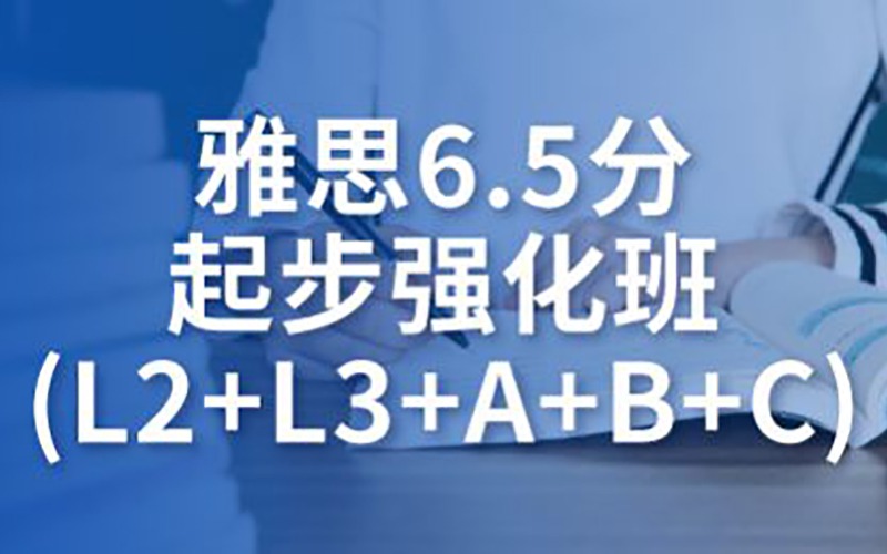 雅思6.5分起步強化班(L2+L3+A+B+C)