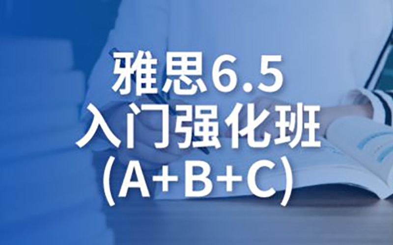 雅思6.5分入門(mén)強(qiáng)化班(A+B+C)