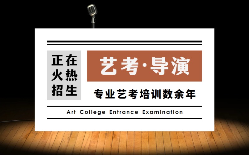 南京导演艺考专业提升班