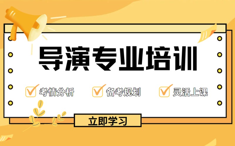 襄陽(yáng)傳媒藝考導(dǎo)演專業(yè)課程