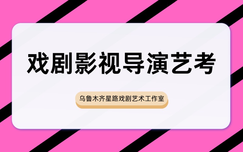 烏魯木齊戲劇影視導演專業藝考培訓班