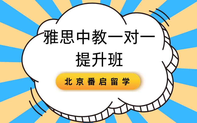 北京雅思中教一對(duì)一提升班
