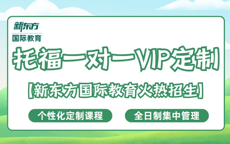 托福一對一VIP定制班