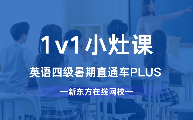西安英语四级暑期直通车PLUS1v1小灶课