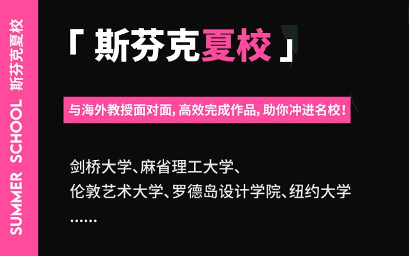 艺术类国内国外夏校申请项目