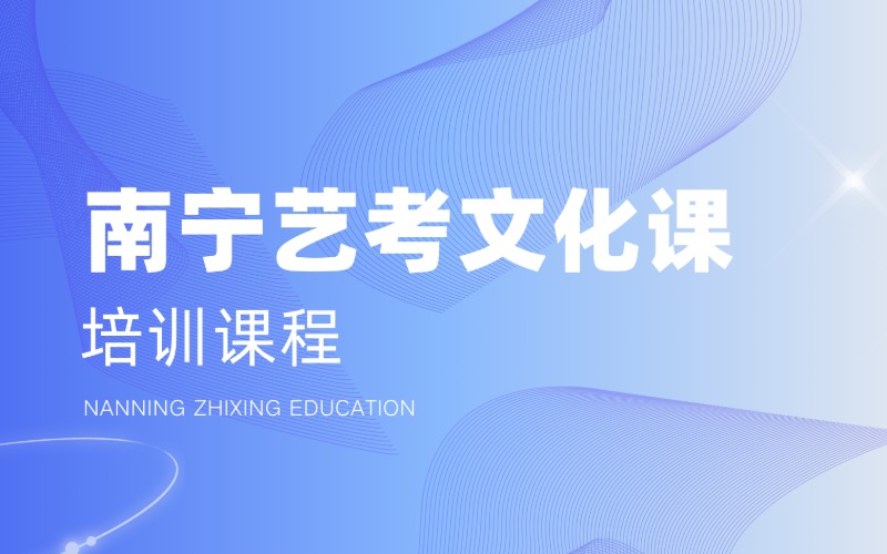 南宁艺考文化课培训课程
