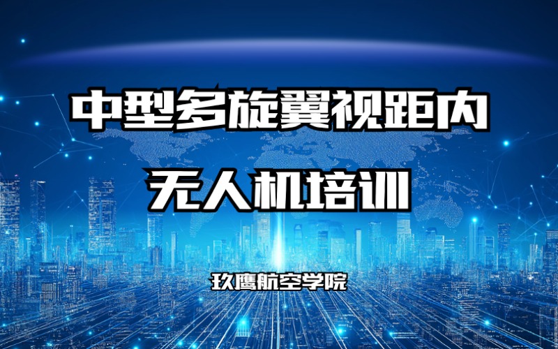 廊坊CAAC中型多旋翼视距内无人机培训班