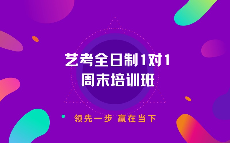 广州艺考文化课全日制1对1周末培训班