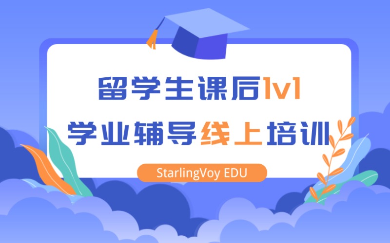 留学生课后1v1学业辅导线上培训班