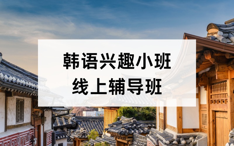 韩语兴趣小班线上辅导班