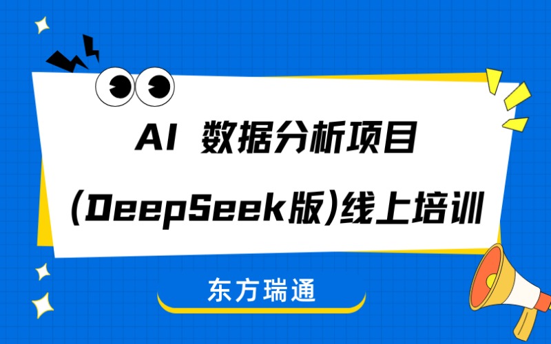 AI 数据分析项目(DeepSeek 版)线上专项培训班